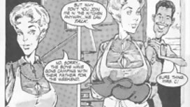 Sexy bionda minaccia ...